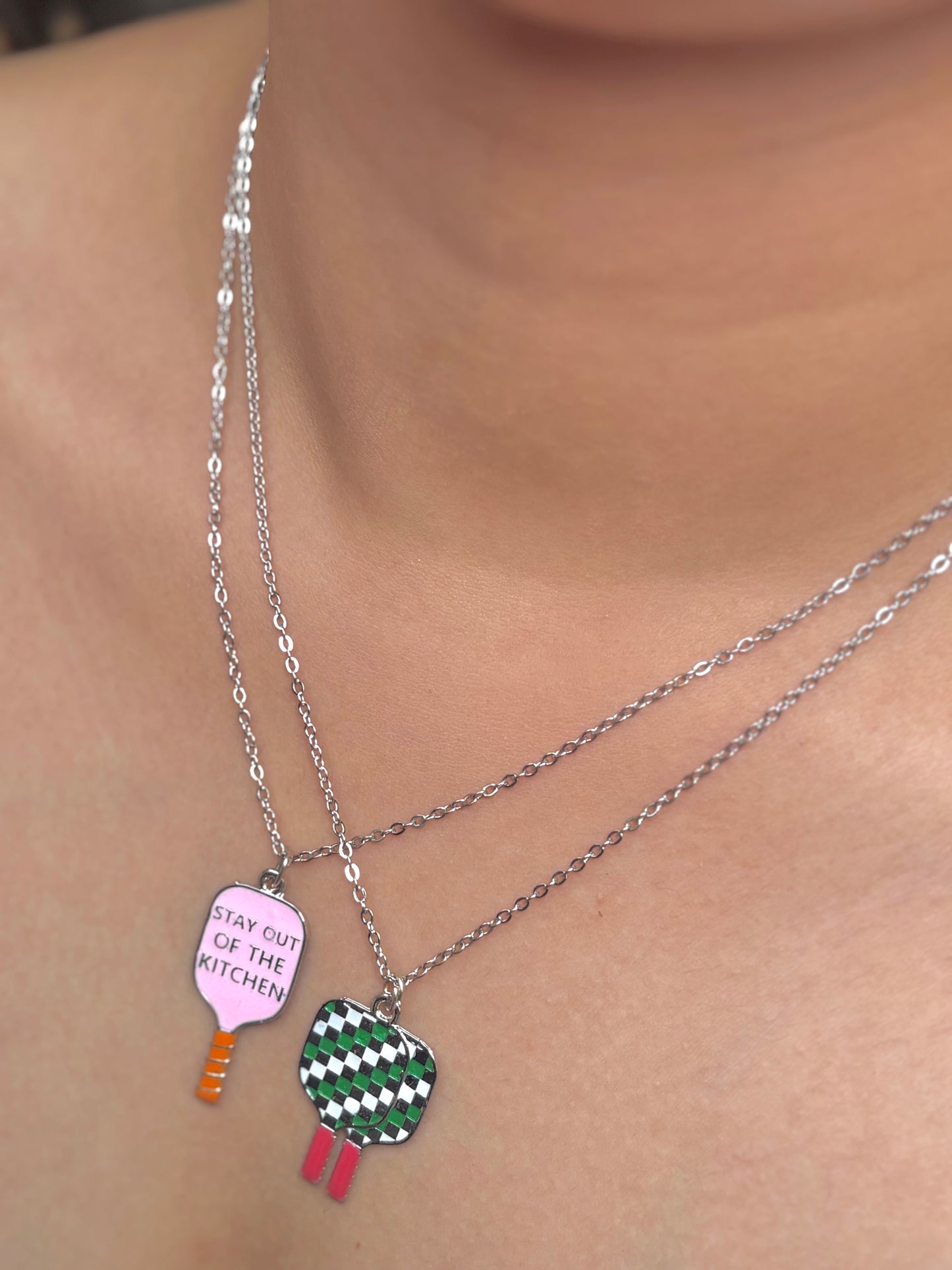 Pickleball necklace (set of 2)