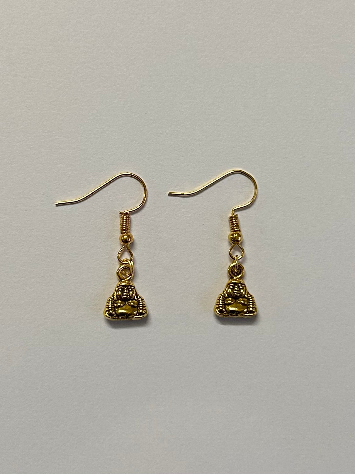 Laughing buddha earrings