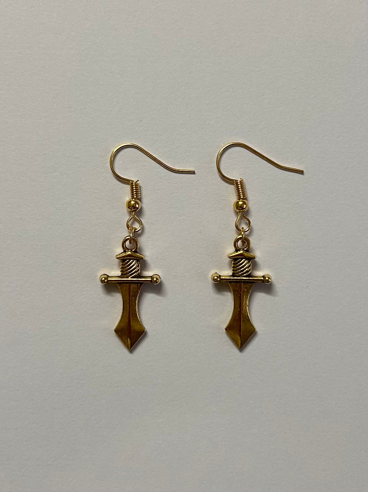 Sword earrings