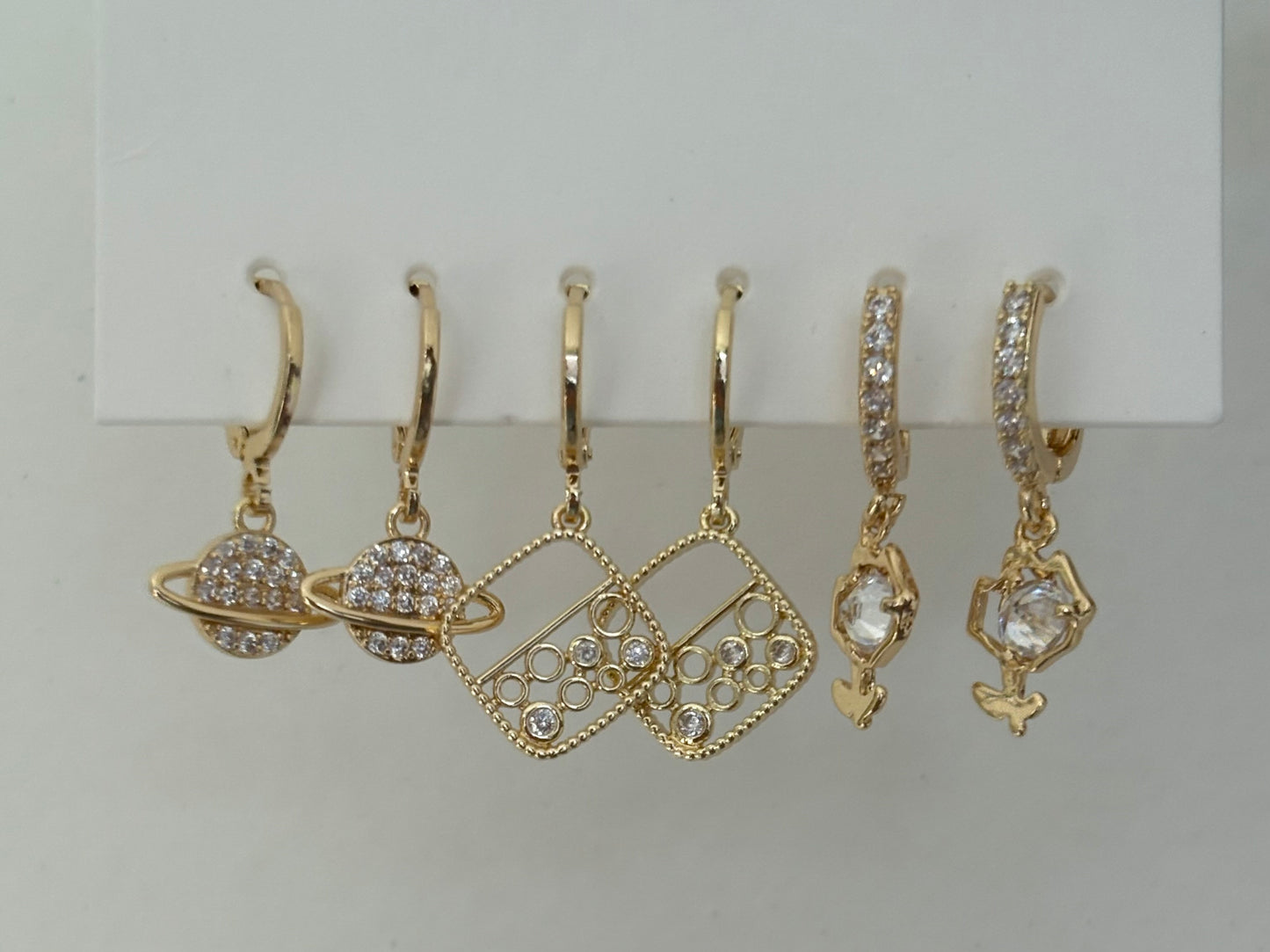 Glam Earrings Set