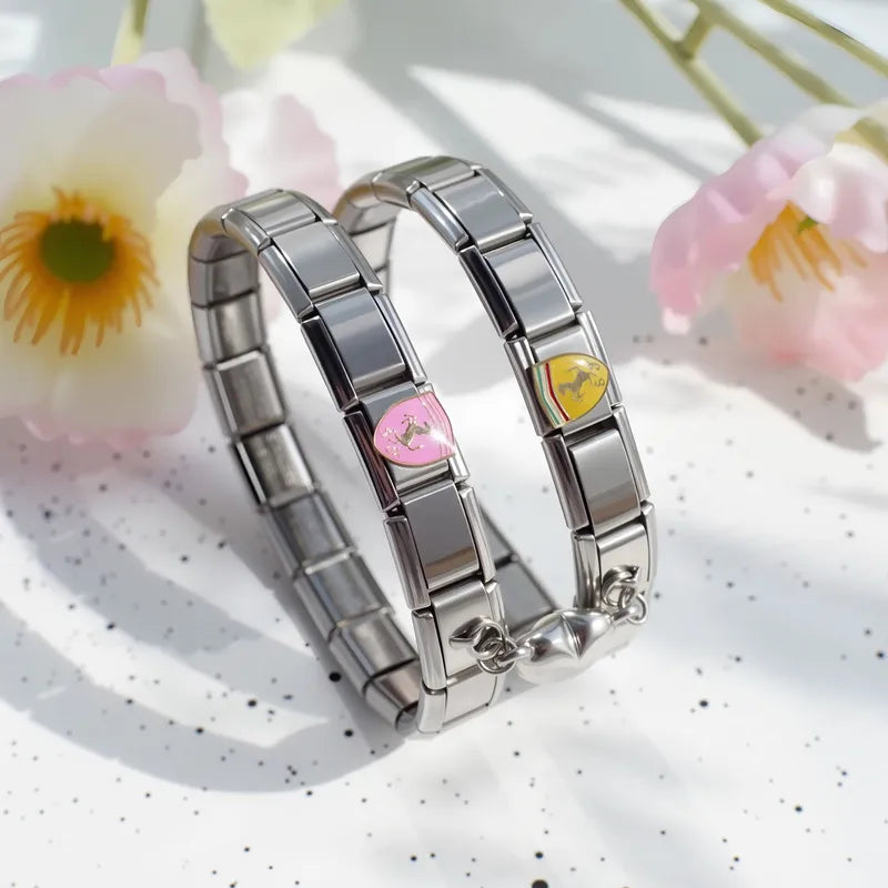 Ferari Matching Italian Charm Bracelet