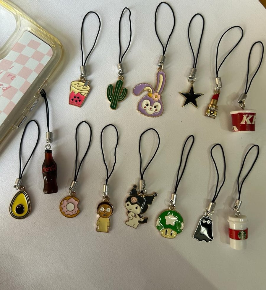 Phone keychain charm hotsell