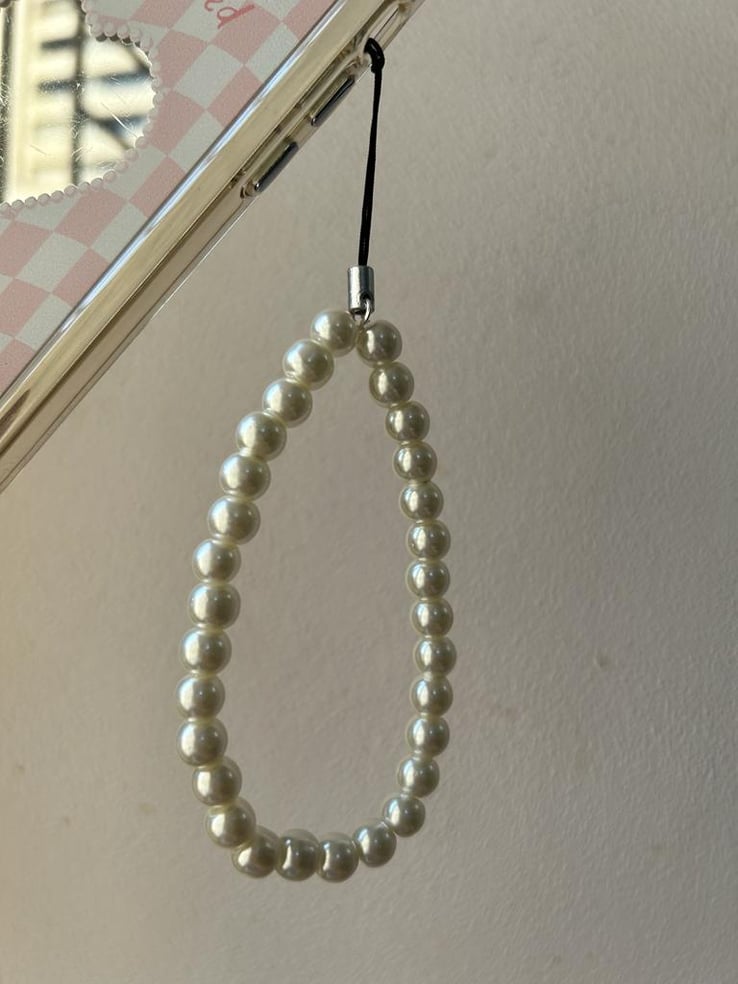 Pearl Phone Charm