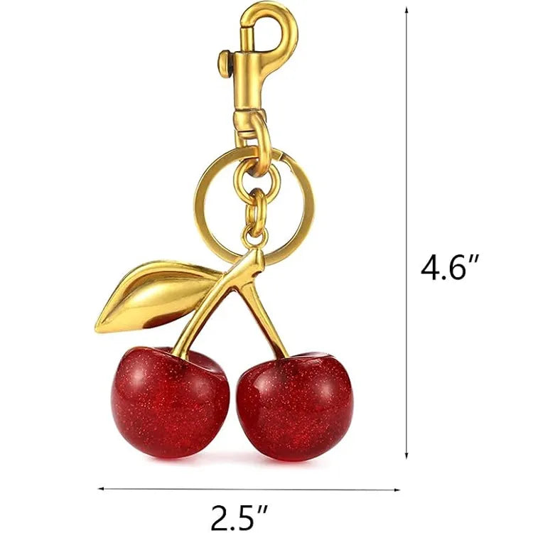 CHERRY BAG CHARM