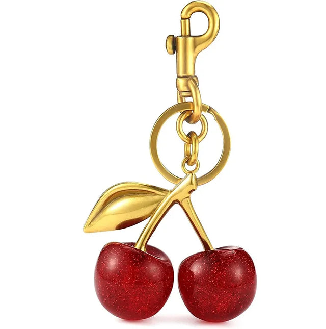 CHERRY BAG CHARM