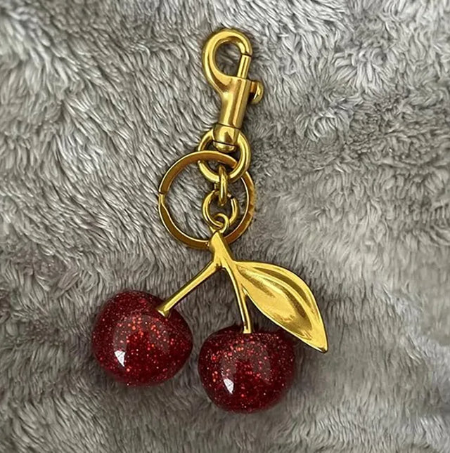 CHERRY BAG CHARM