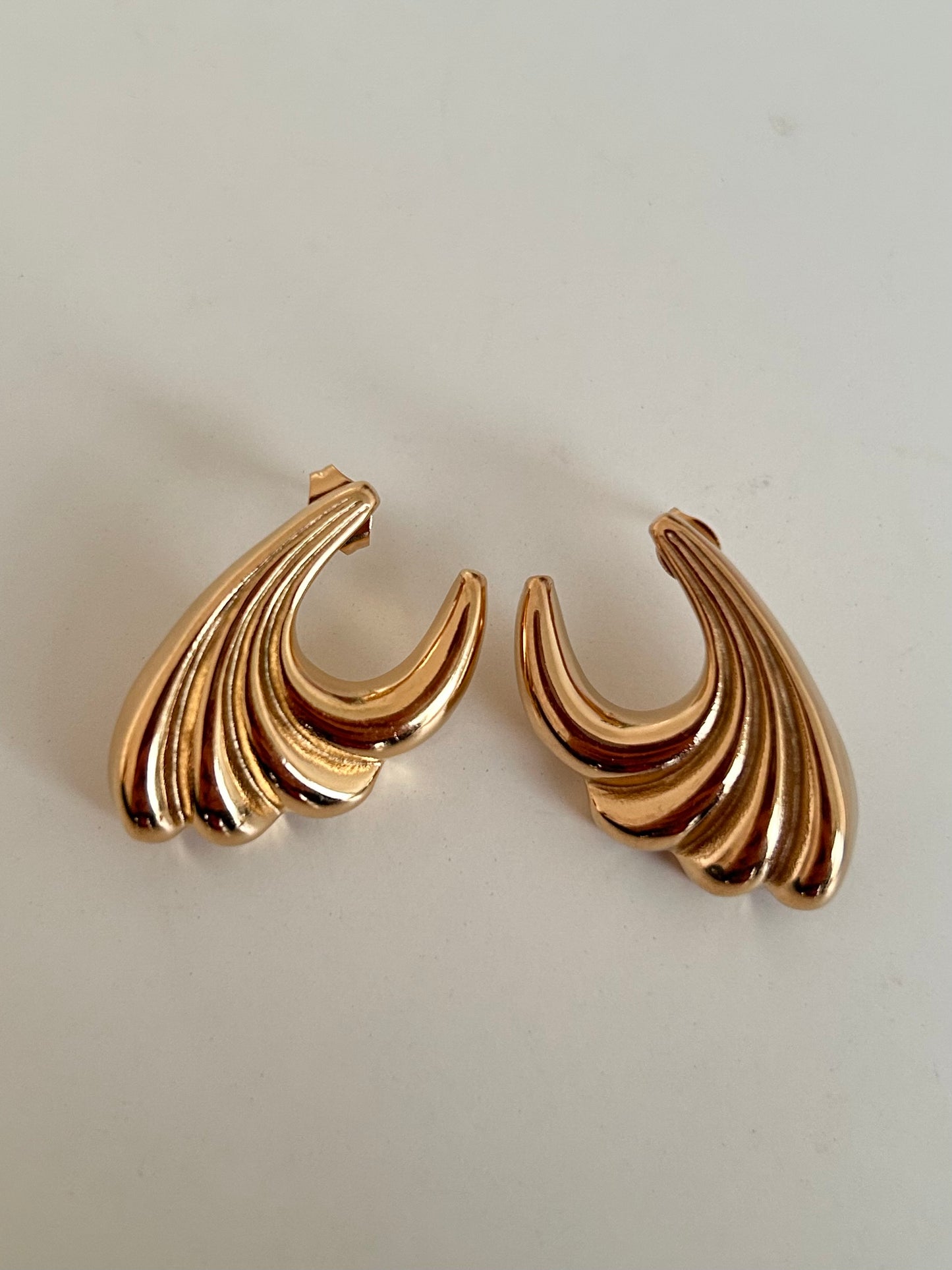 Wings earrings (18k gold plated)