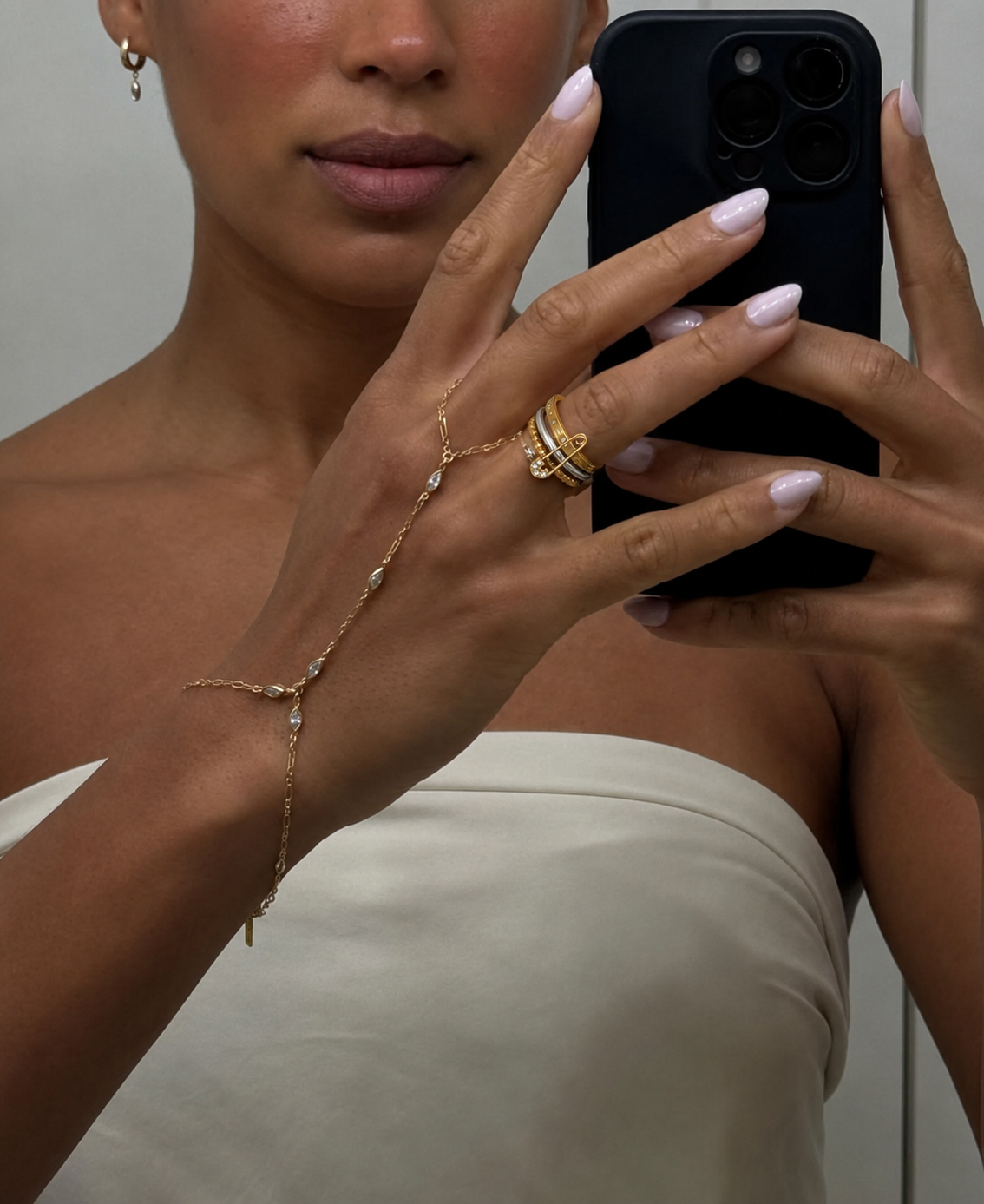 "Pinned To You" Necklace & Ring Set | 18K Gold Plated