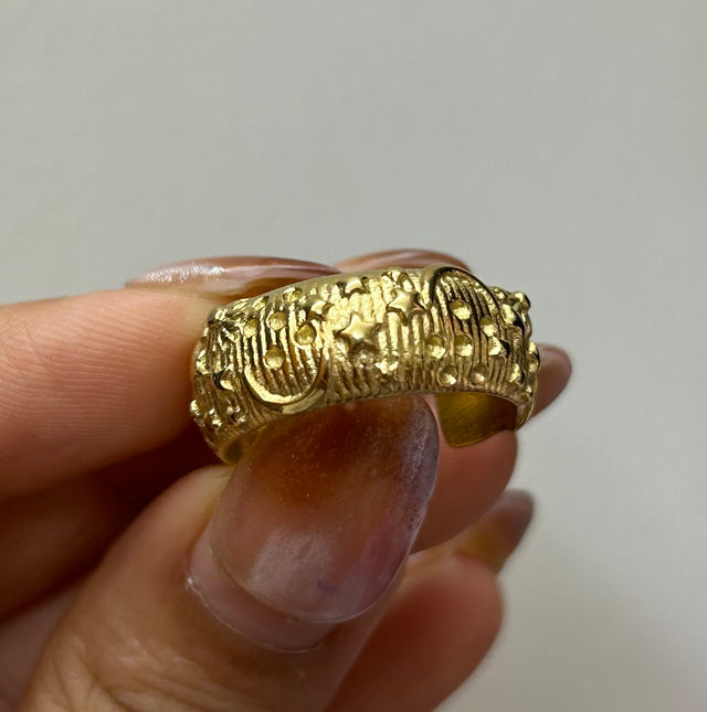 moon & star ring