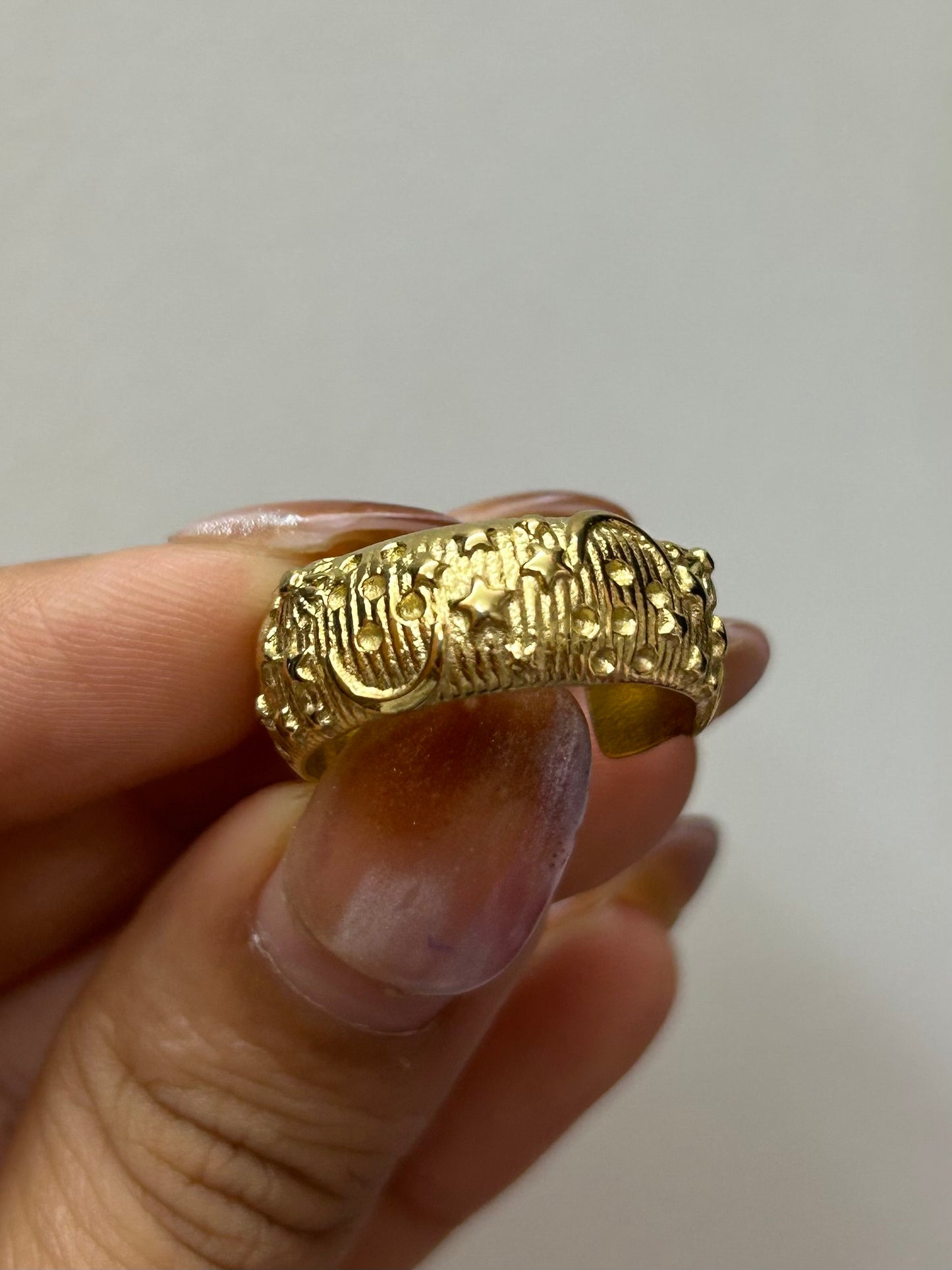 moon & star ring