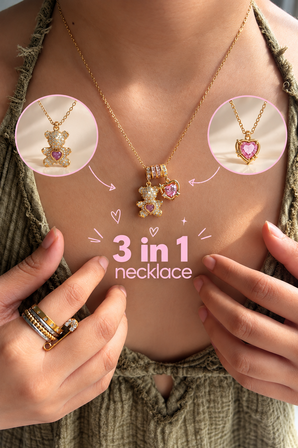 Promise ring & Coco-belle necklace combo