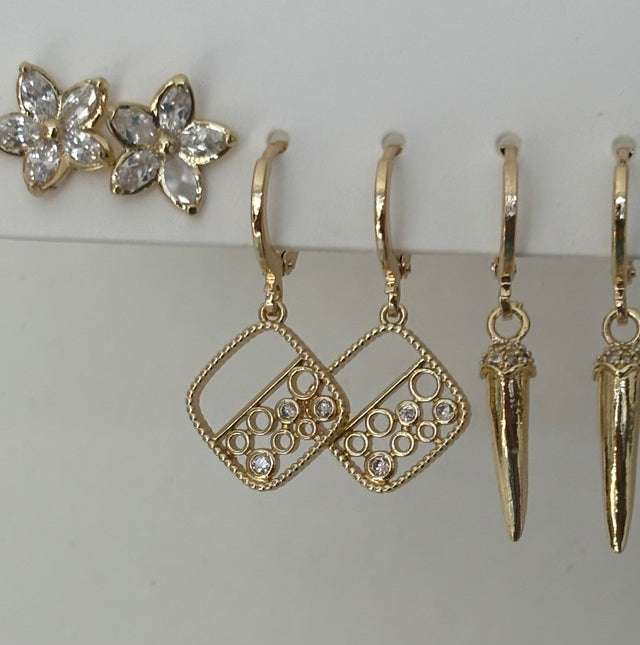 Mismatch 2 Earrings Set
