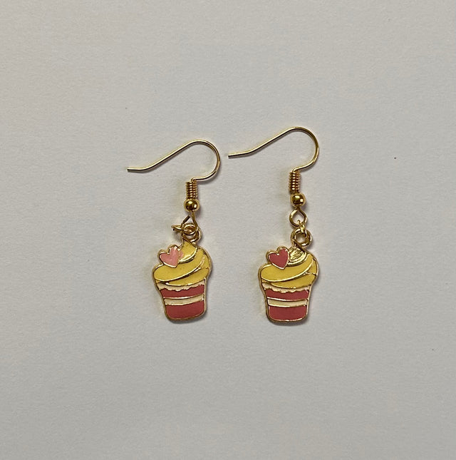 Cupcake earrings