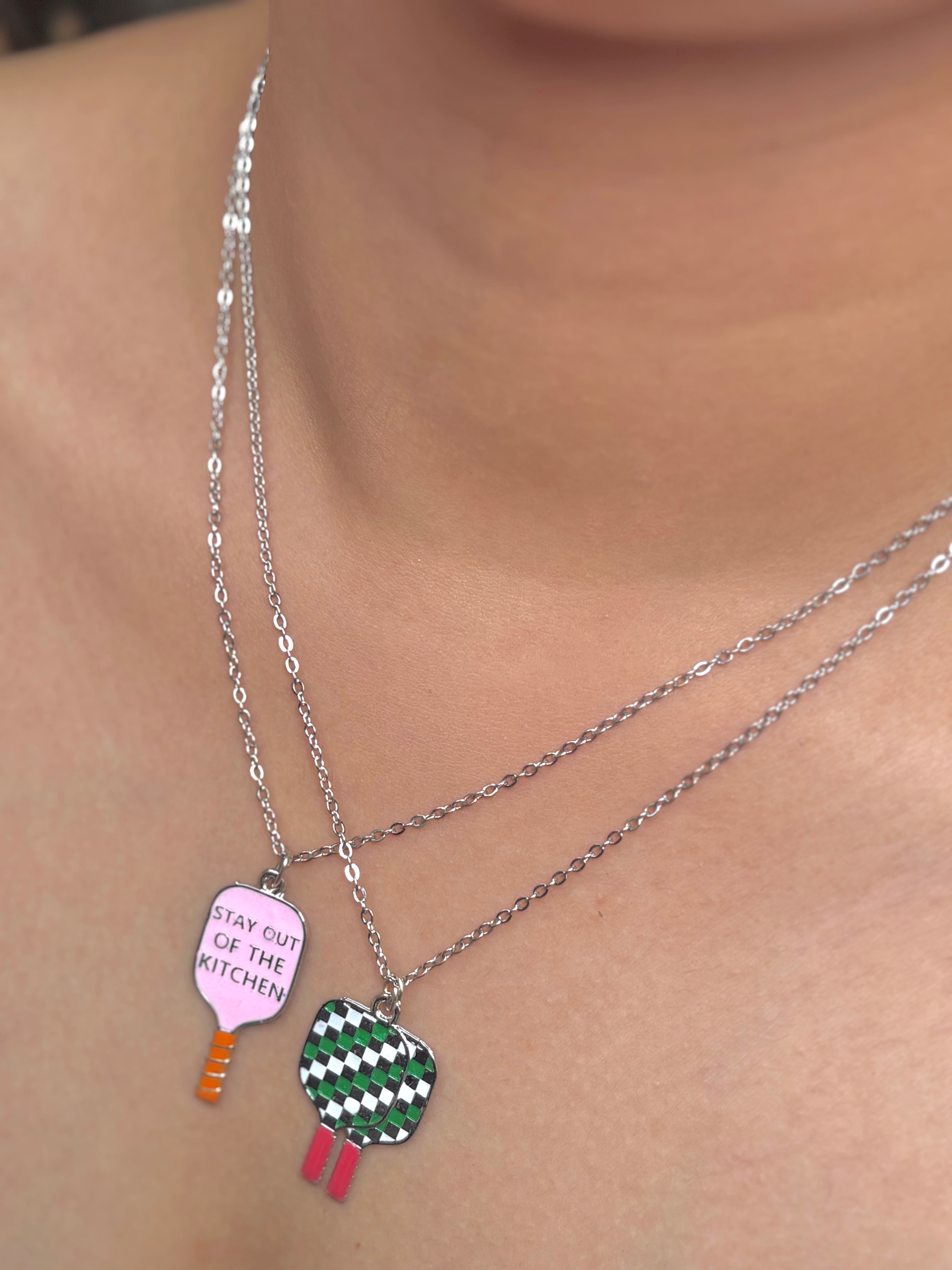 Pickleball necklace (set of 2)