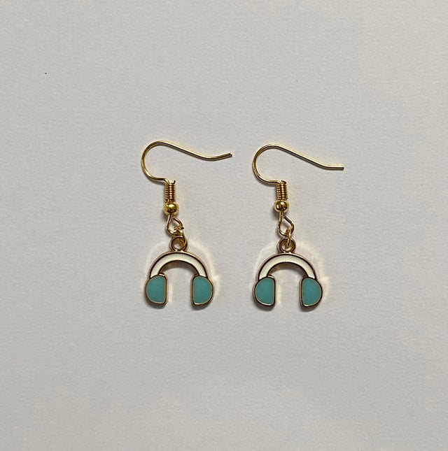 Headphone earrings
