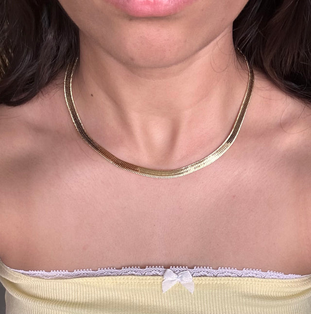 Herringbone necklace
