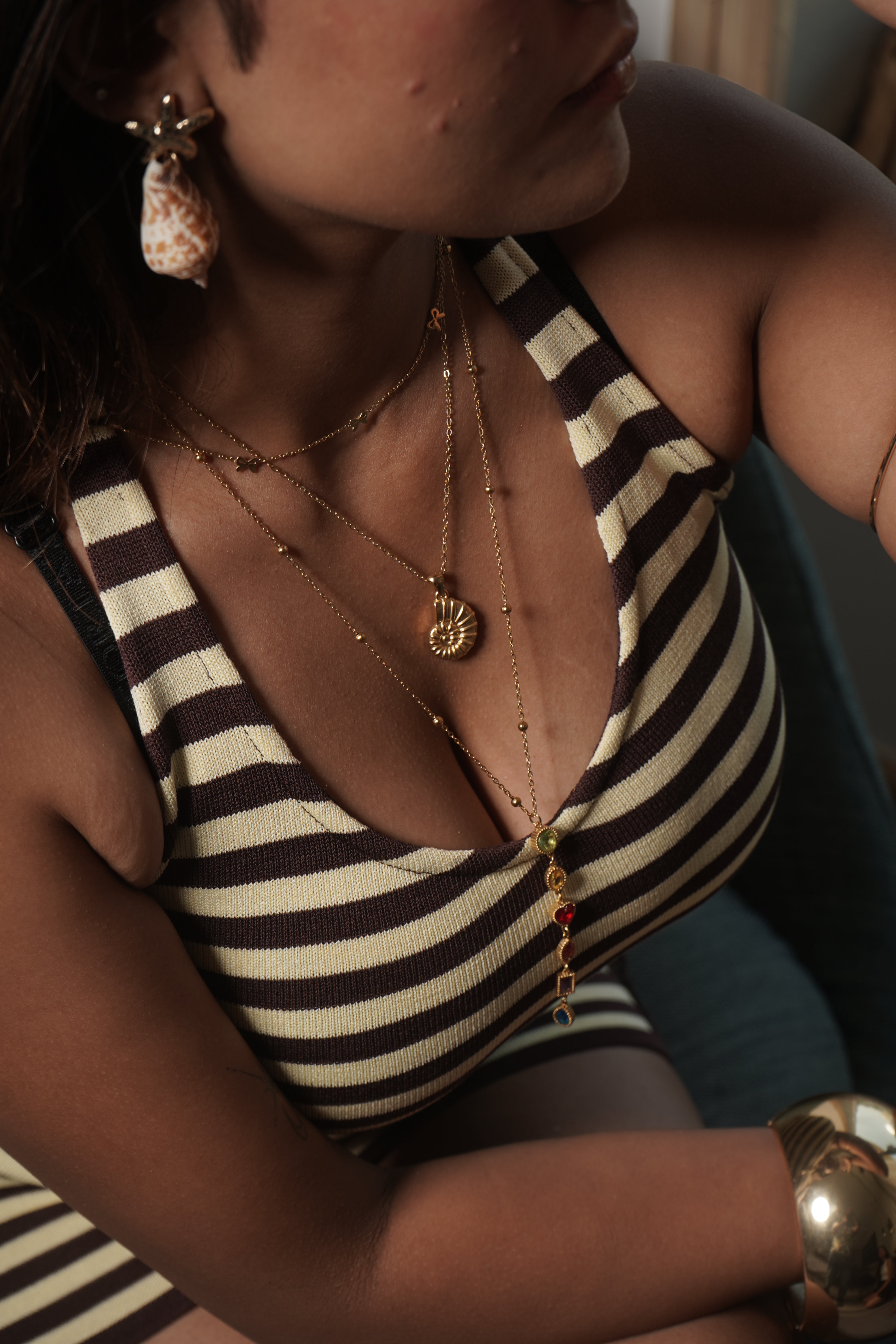 Bhoomishis necklace stack