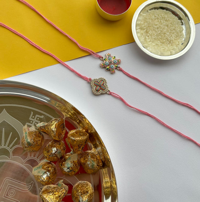 Rakhi for Bhabhi (set of 2)