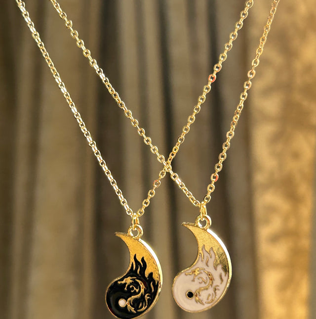 Calm to my chaos bestie necklace