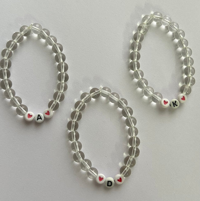 Initial friendship bracelets