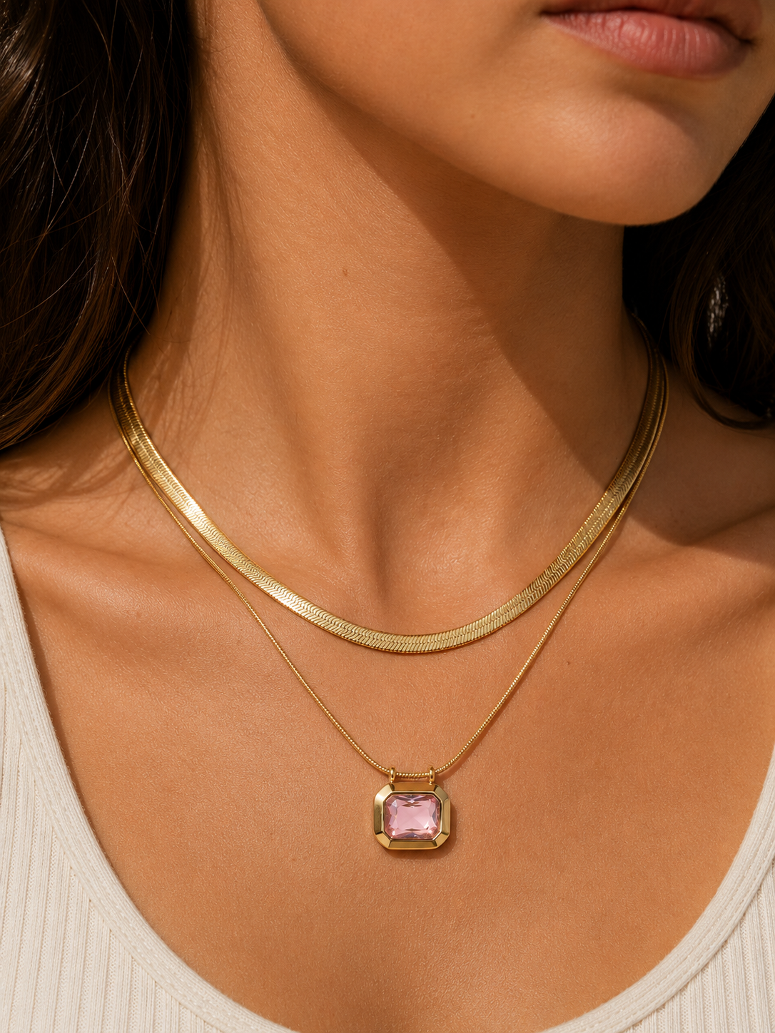 Dhvani necklace stack
