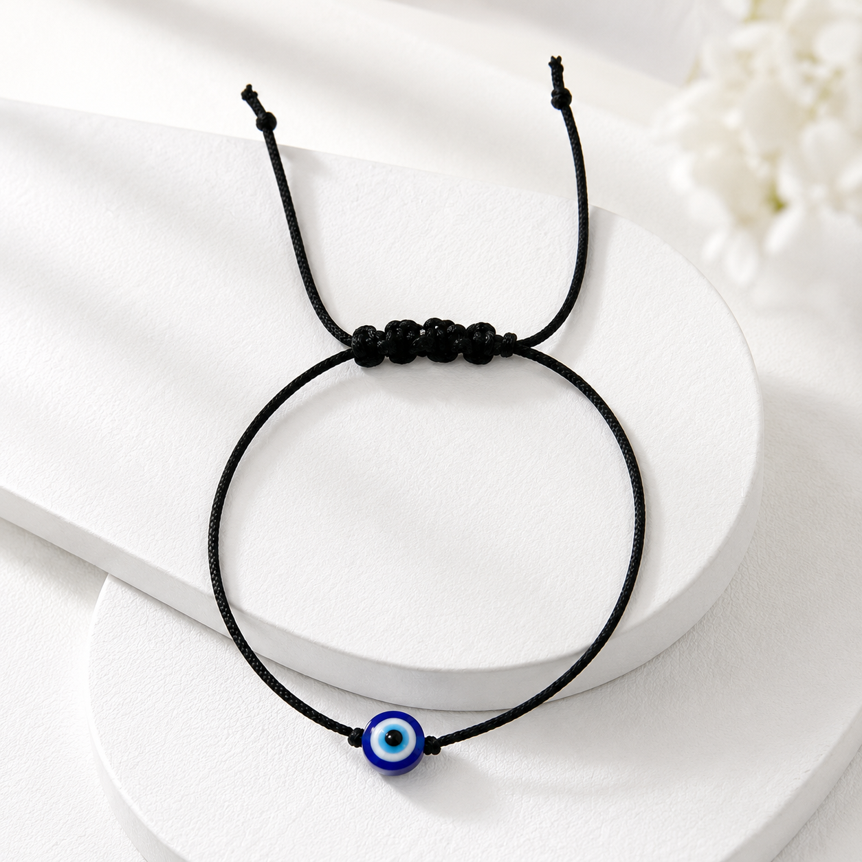 Evil Eye Adjustable Thread Bracelet