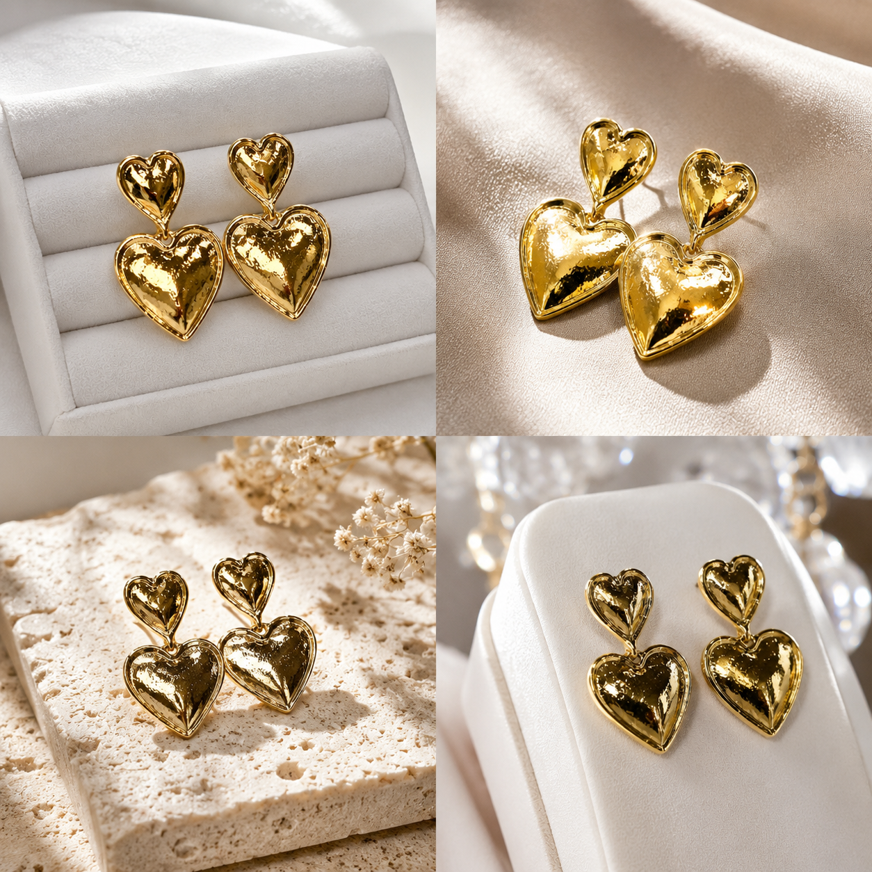 Pinteresty Heart Earrings