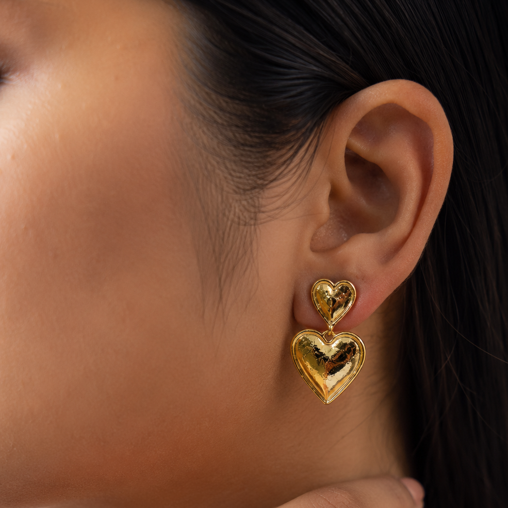 Pinteresty Heart Earrings