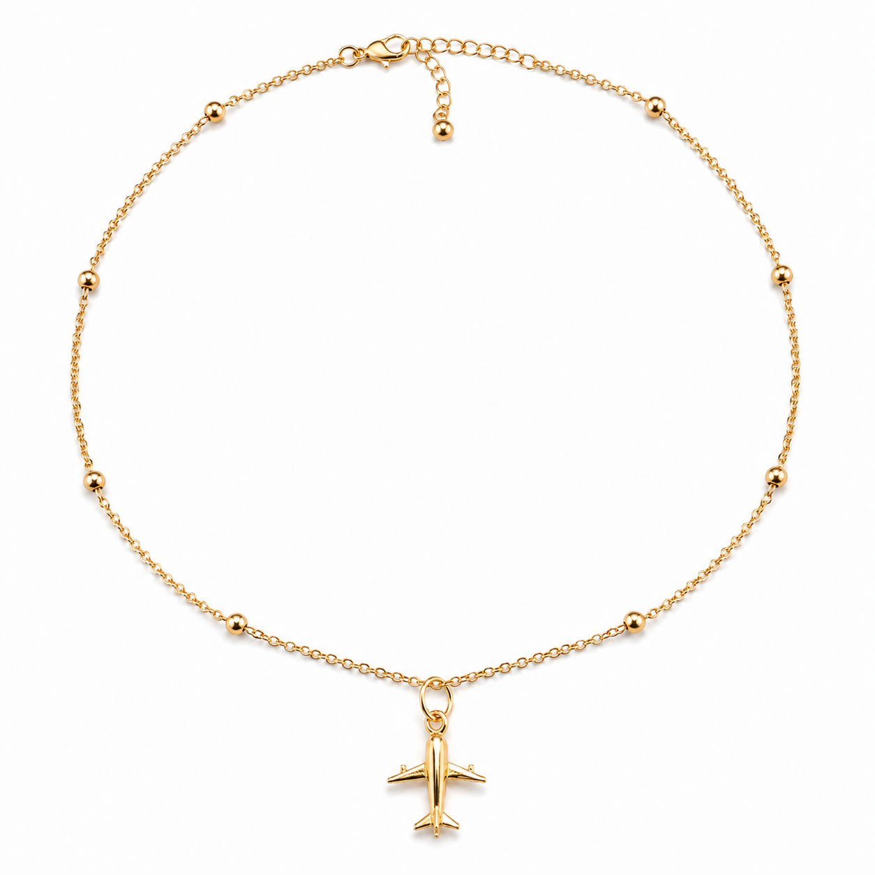 Airplane necklace