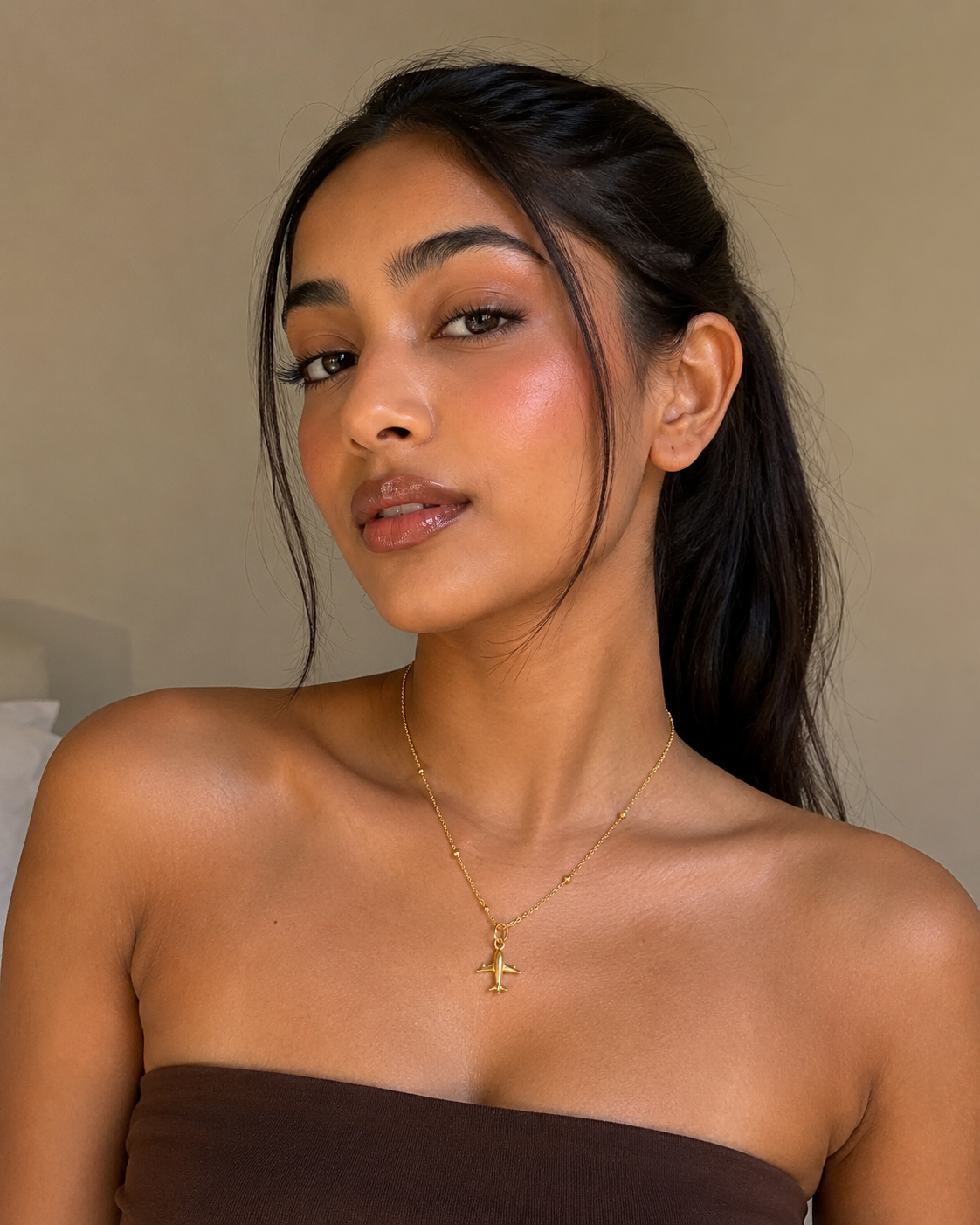 Airplane necklace