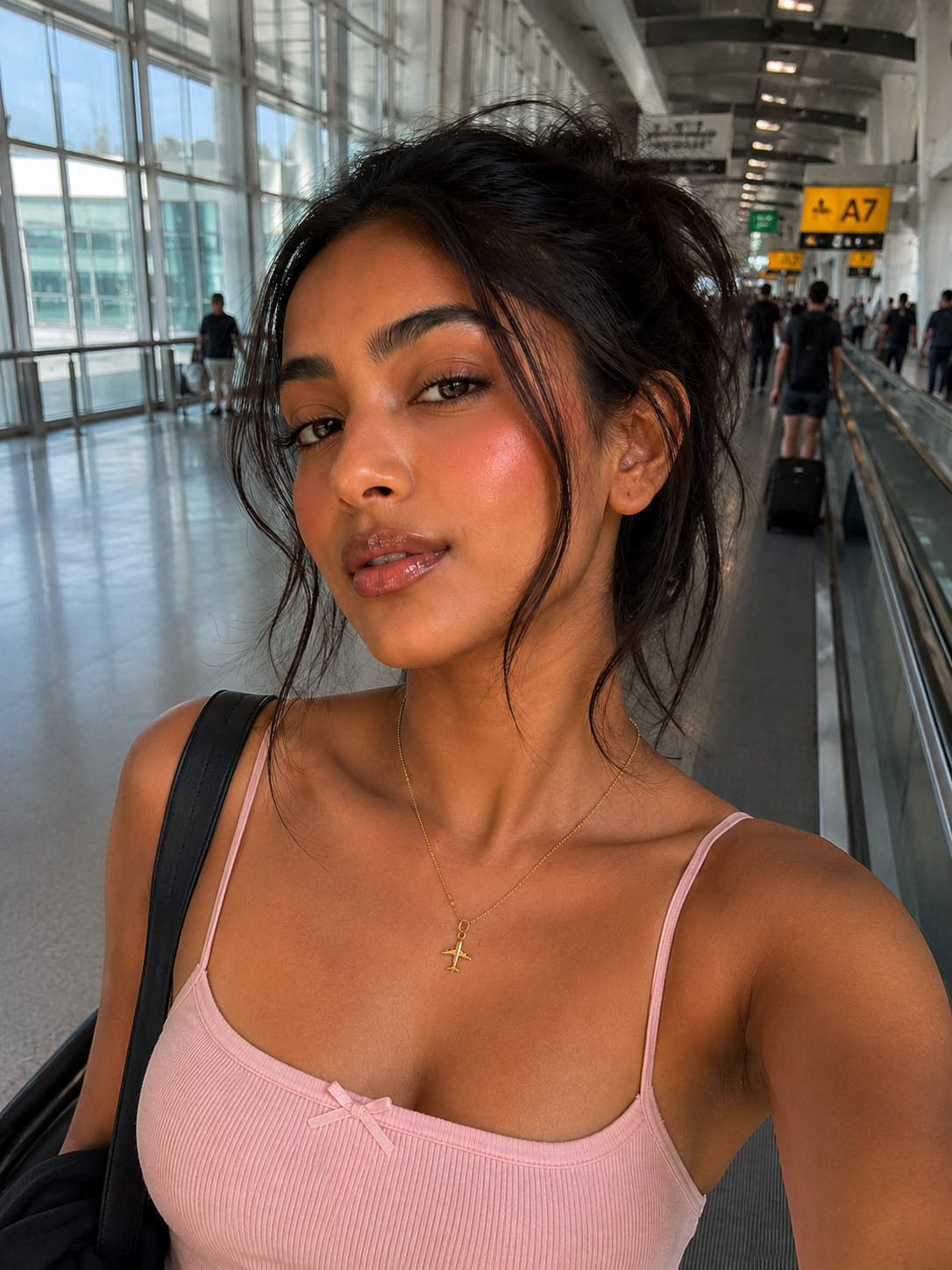 Airplane necklace
