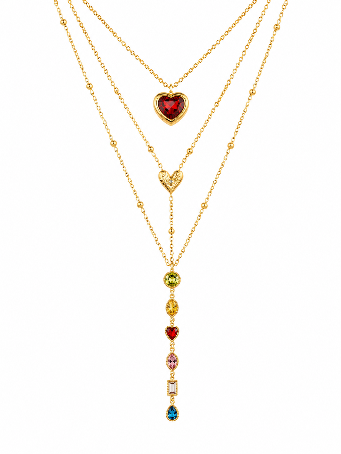 Juliet’s necklace stack (set of 3)