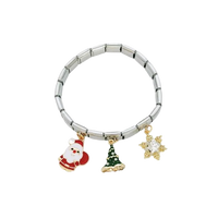 Christmas Italian Charm Bracelet
