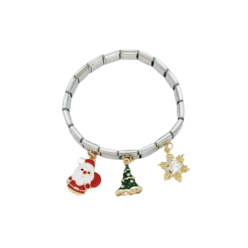 Christmas Italian Charm Bracelet