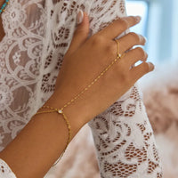 Clara Handchain | 18K Gold Plated