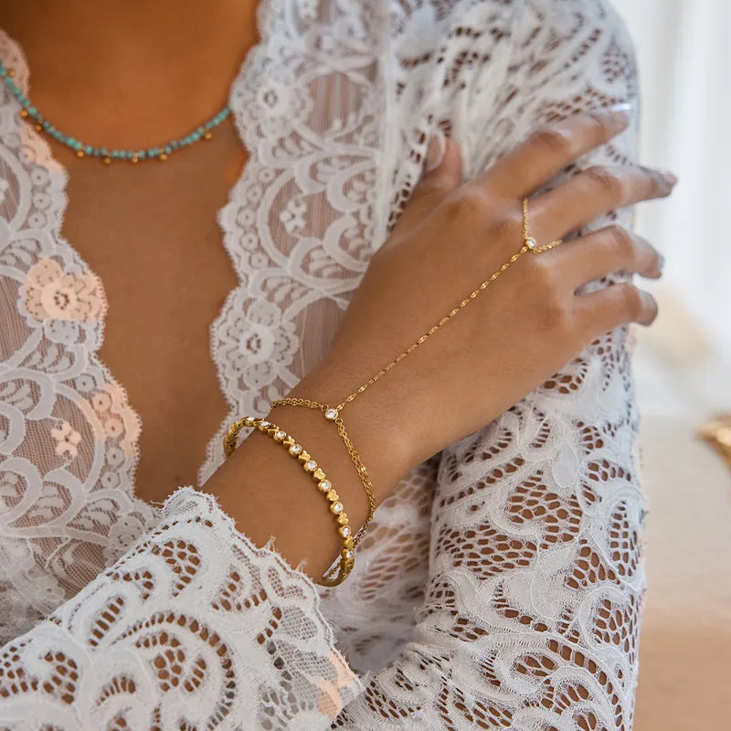 Clara Handchain | 18K Gold Plated