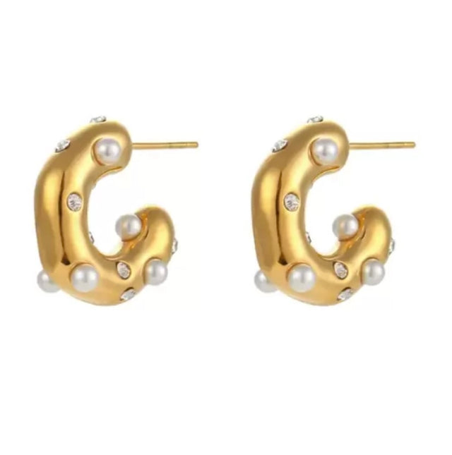 Thea earrings- 18k gold plated