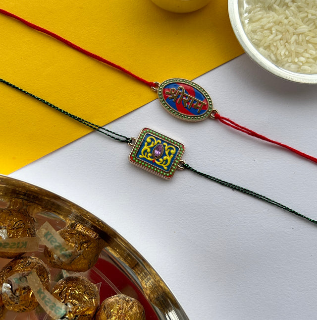 Shree Ram Rakhi (set of 2)