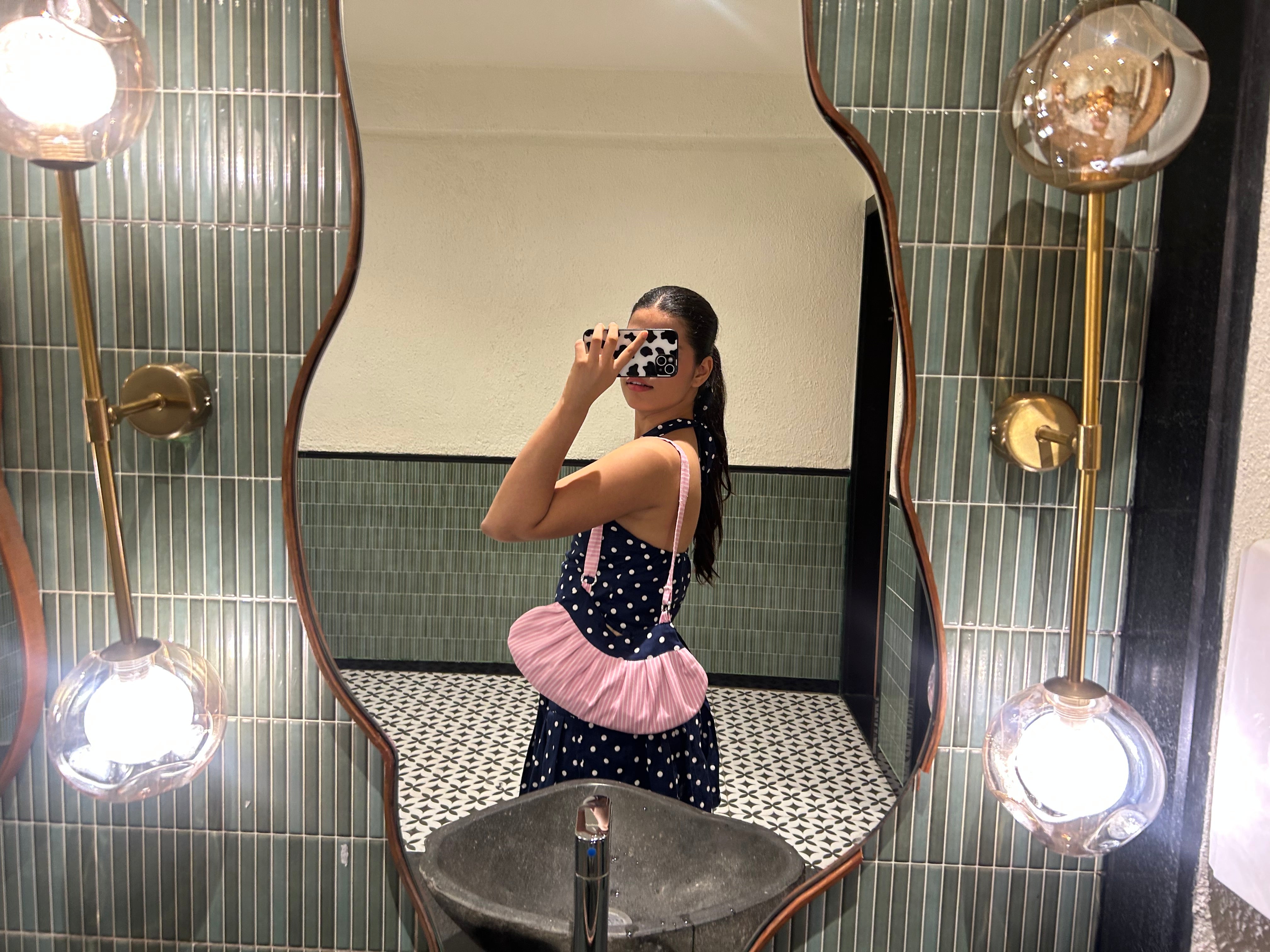 “Cotton Candy” shoulder bag