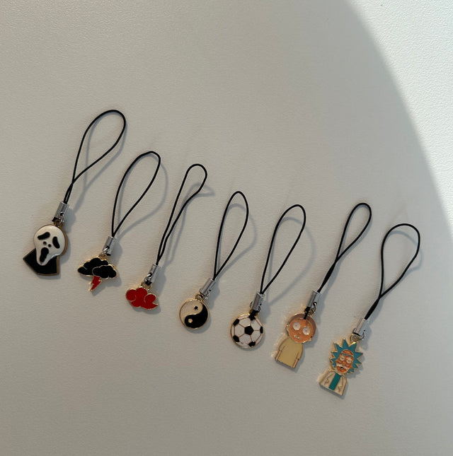 Mini phone charm (enamel)