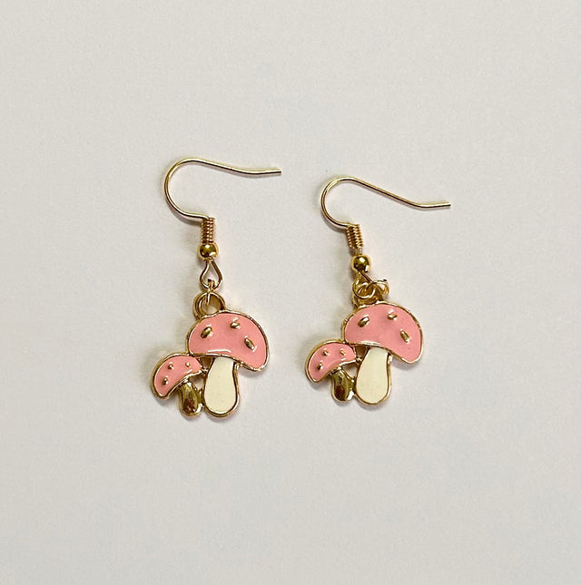 Mushroom earrings