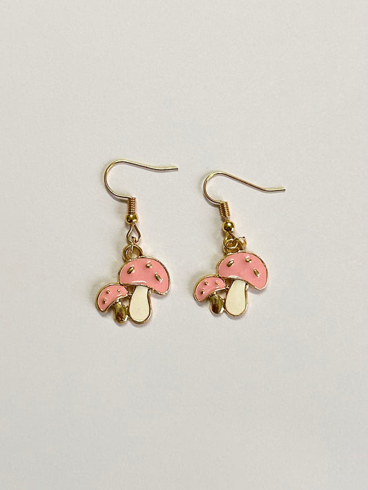 Mushroom earrings