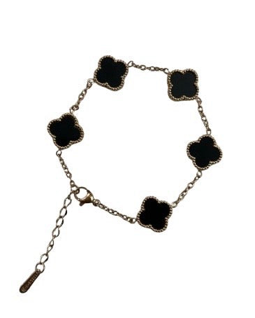 Clover bracelet (black)