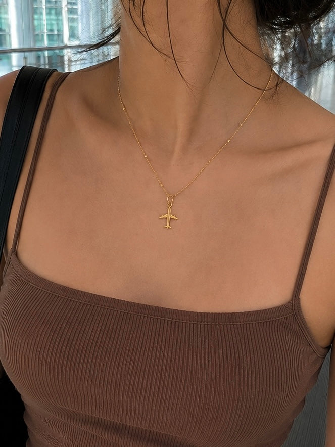 Airplane necklace