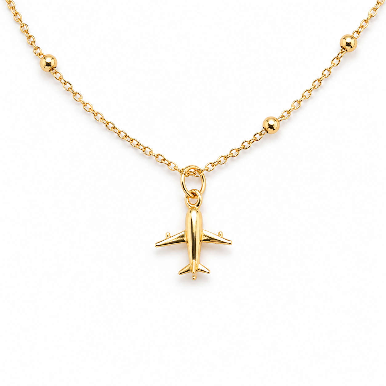 Airplane necklace