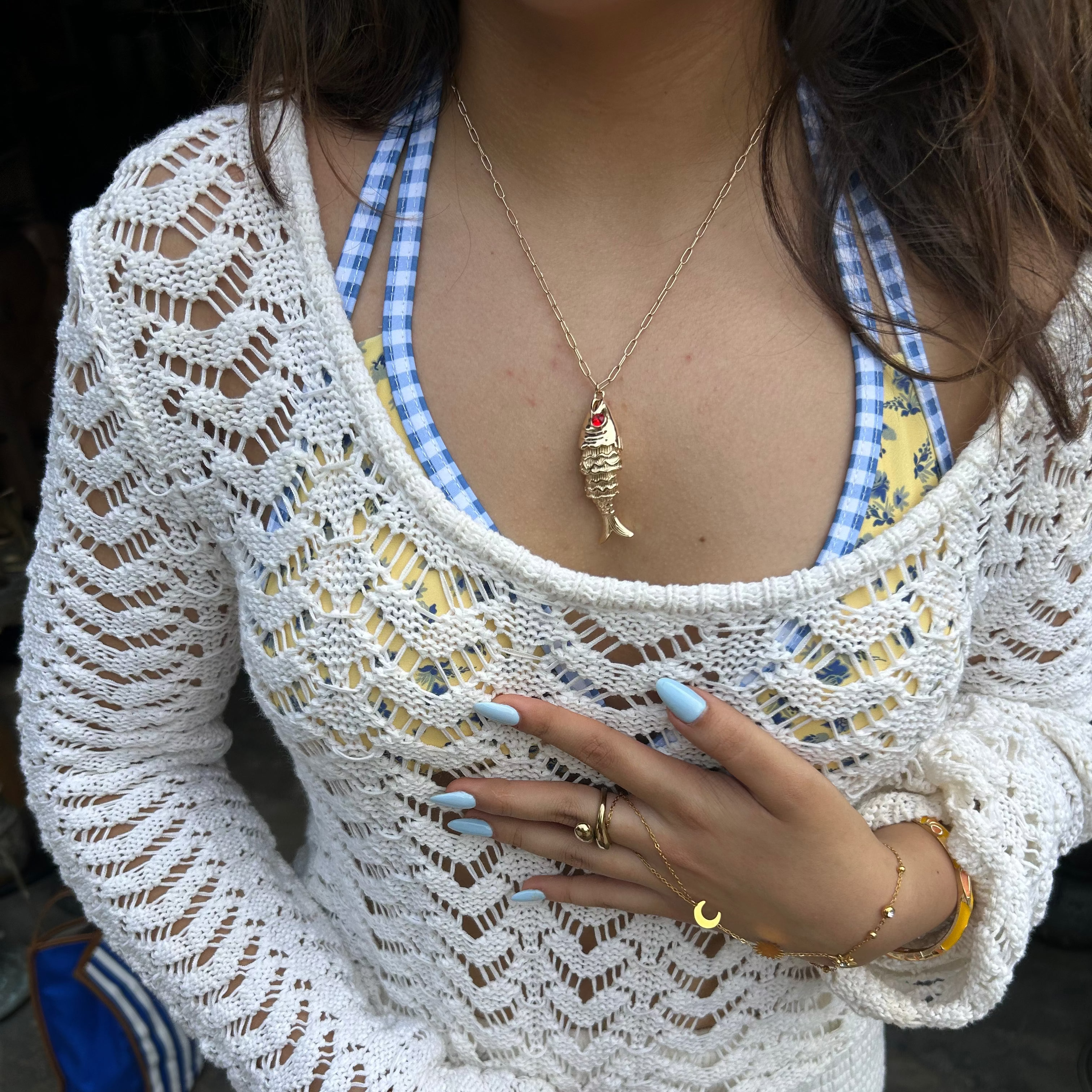 Goldfin Necklace | Gold Plated
