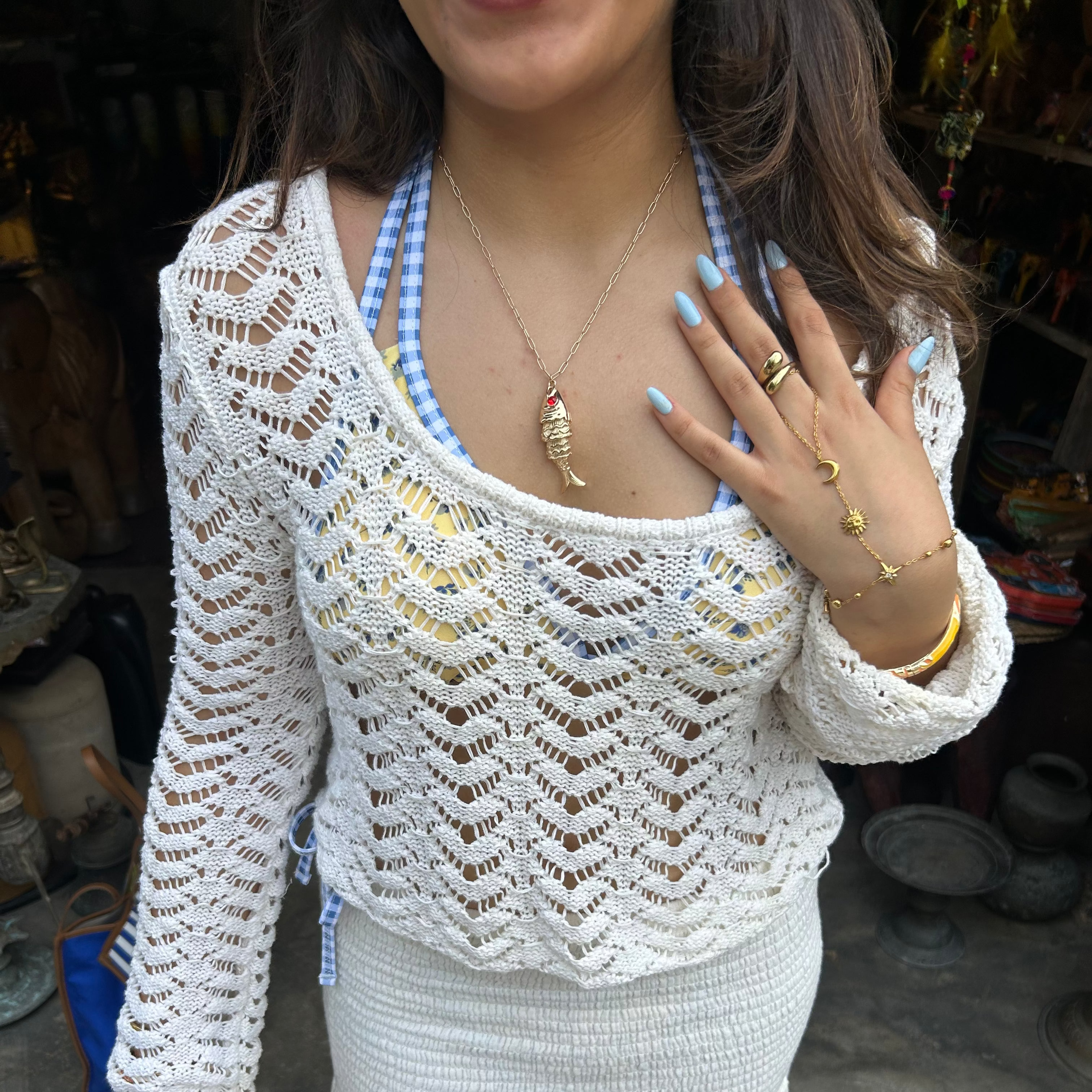 Goldfin Necklace | Gold Plated