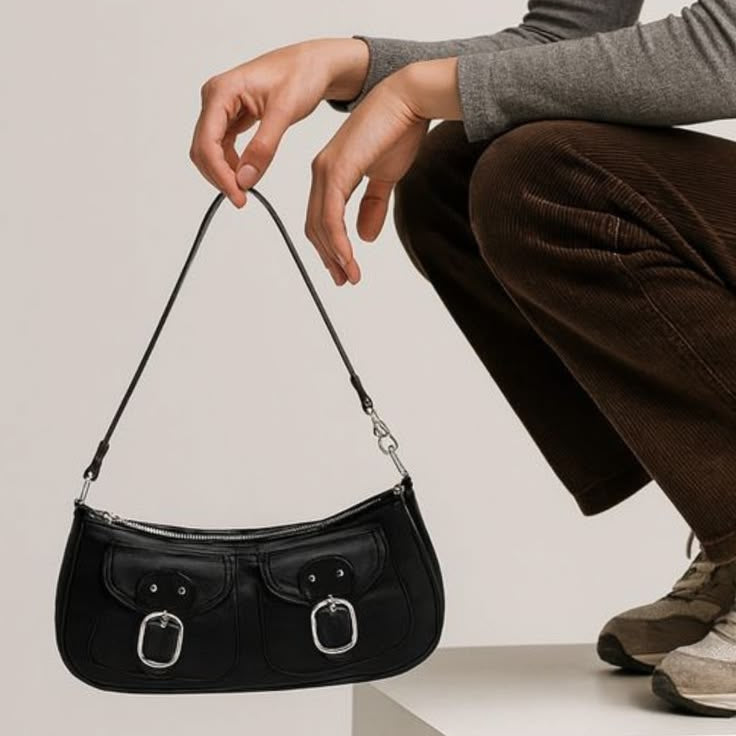 Midnight Shoulder Bag - Premium Womens Hand Bag - Dazzleish 