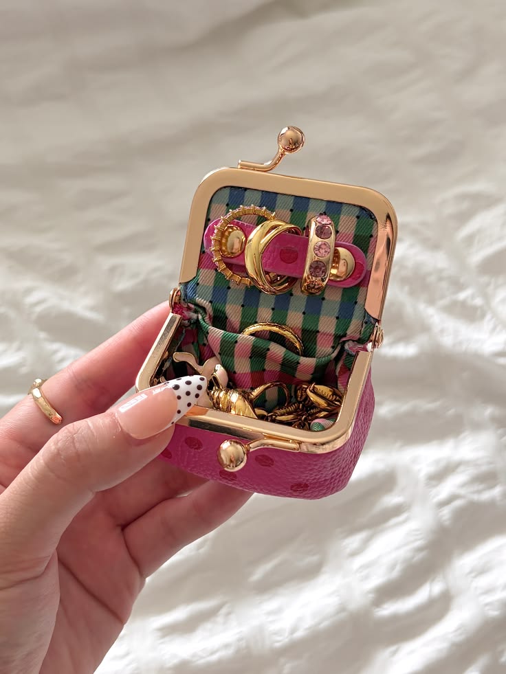 Polka Dot Mini Jewelry Case
