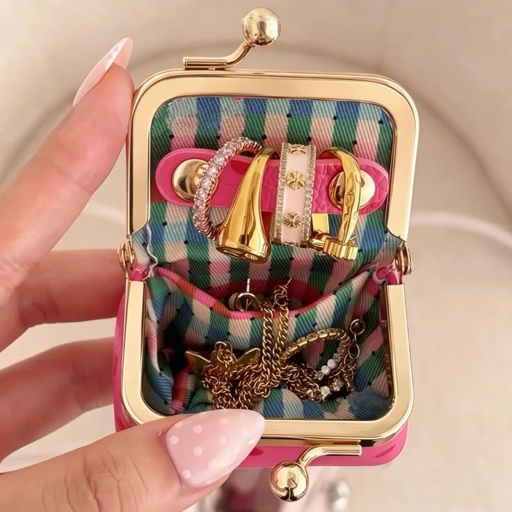 Polka Dot Mini Jewelry Case